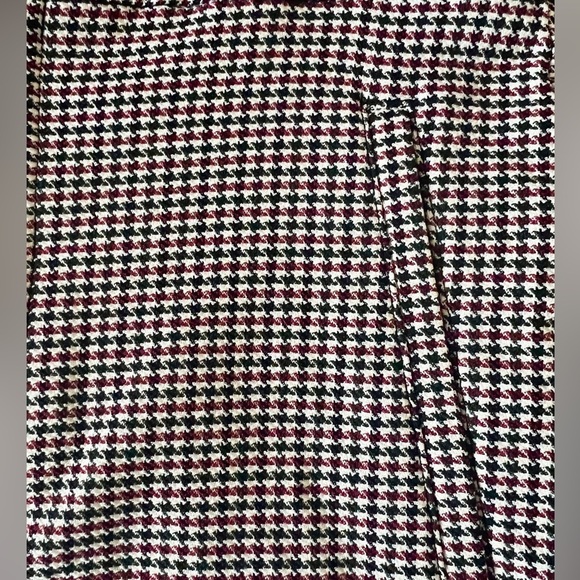 Zara Plaid Houndstooth High Waisted Skinny Pant - Medium (28") - Picture 10 of 12